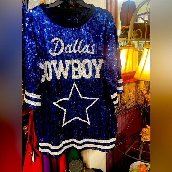 Tops Dallas Cowboys Sequin Jersey Poshmark